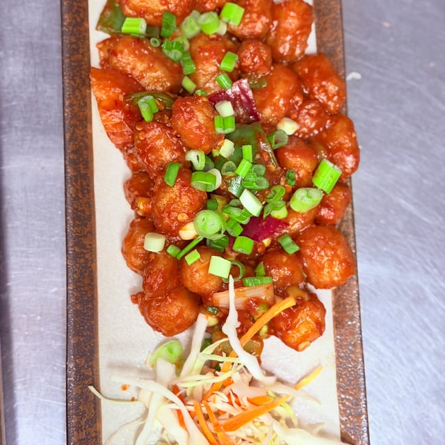 Veg Manchurian.